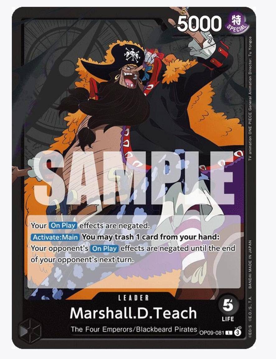 Marshall.D.Teach (081) - Emperors in the New World (OP09)