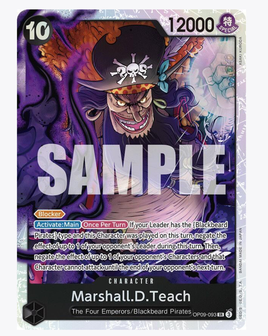 Marshall.D.Teach (093) - Emperors in the New World (OP09)