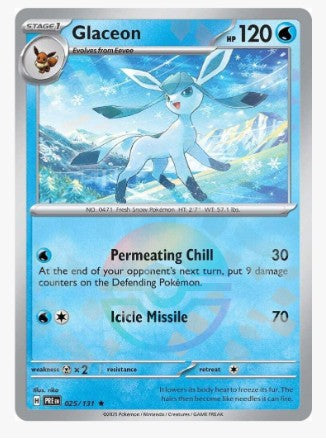 Glaceon (Poke Ball Pattern) - SV: Prismatic Evolutions