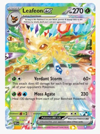 Leafeon ex - SV: Prismatic Evolutions