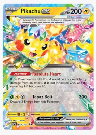 Pikachu ex - SV08: Surging Sparks